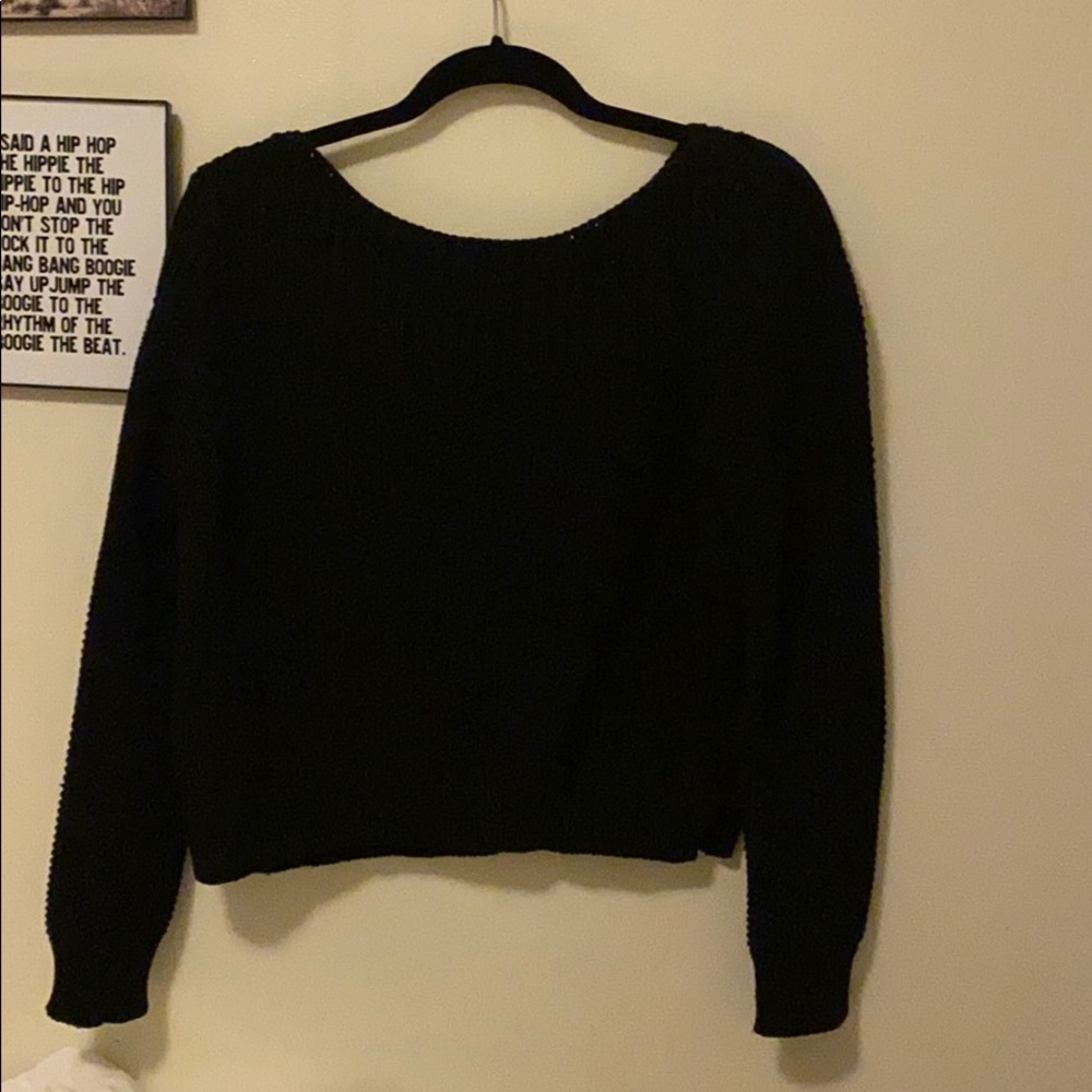 Black Knit Sweater